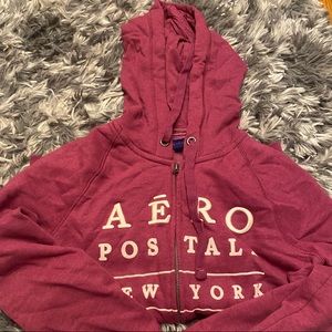 Aero postal sweater, zip up